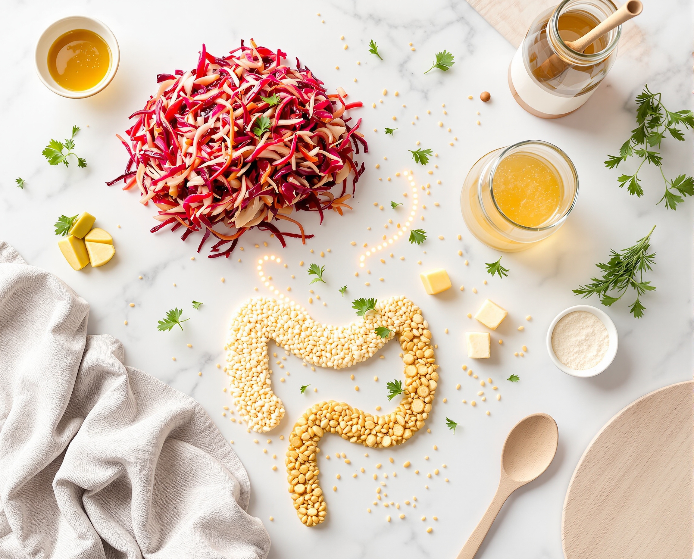 fermented food - good to help the gut-brain connection